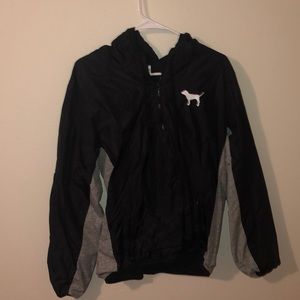 PINK sweatshirt windbreaker